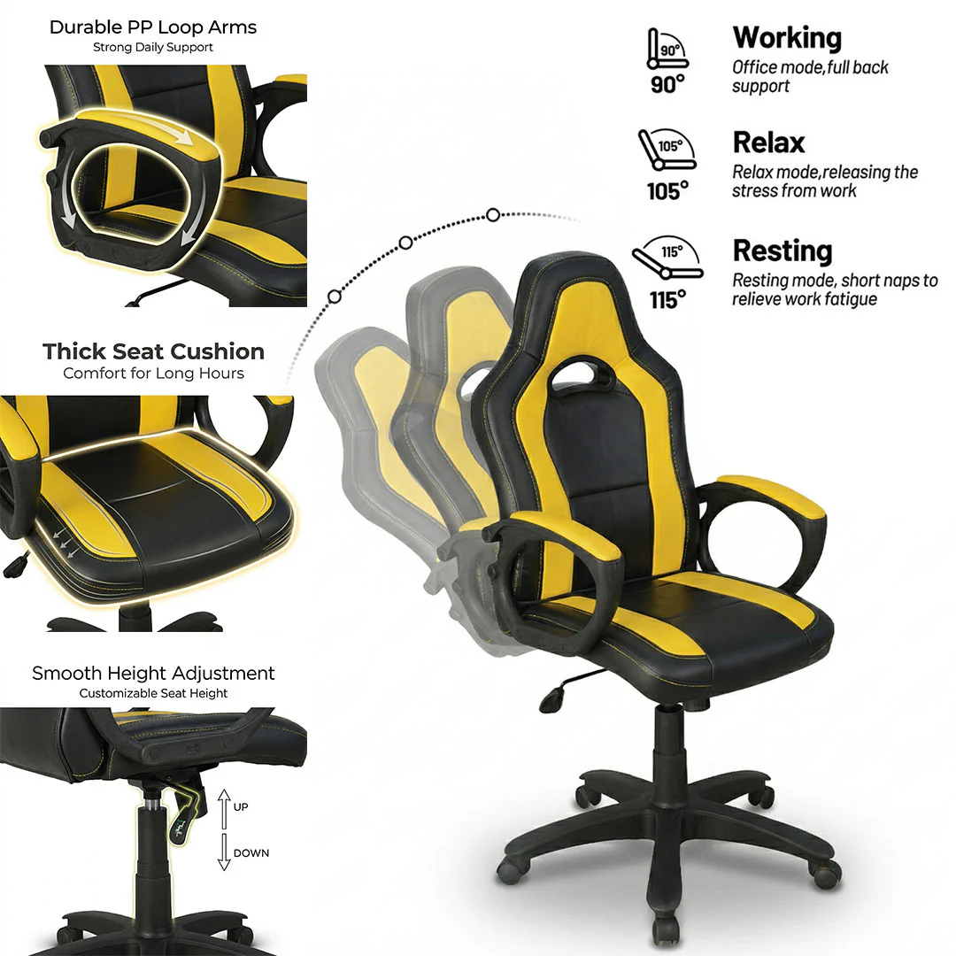 ASTERA Comfort Gaming Chair Model S-550 from SAAB Pakistan - Image 5
