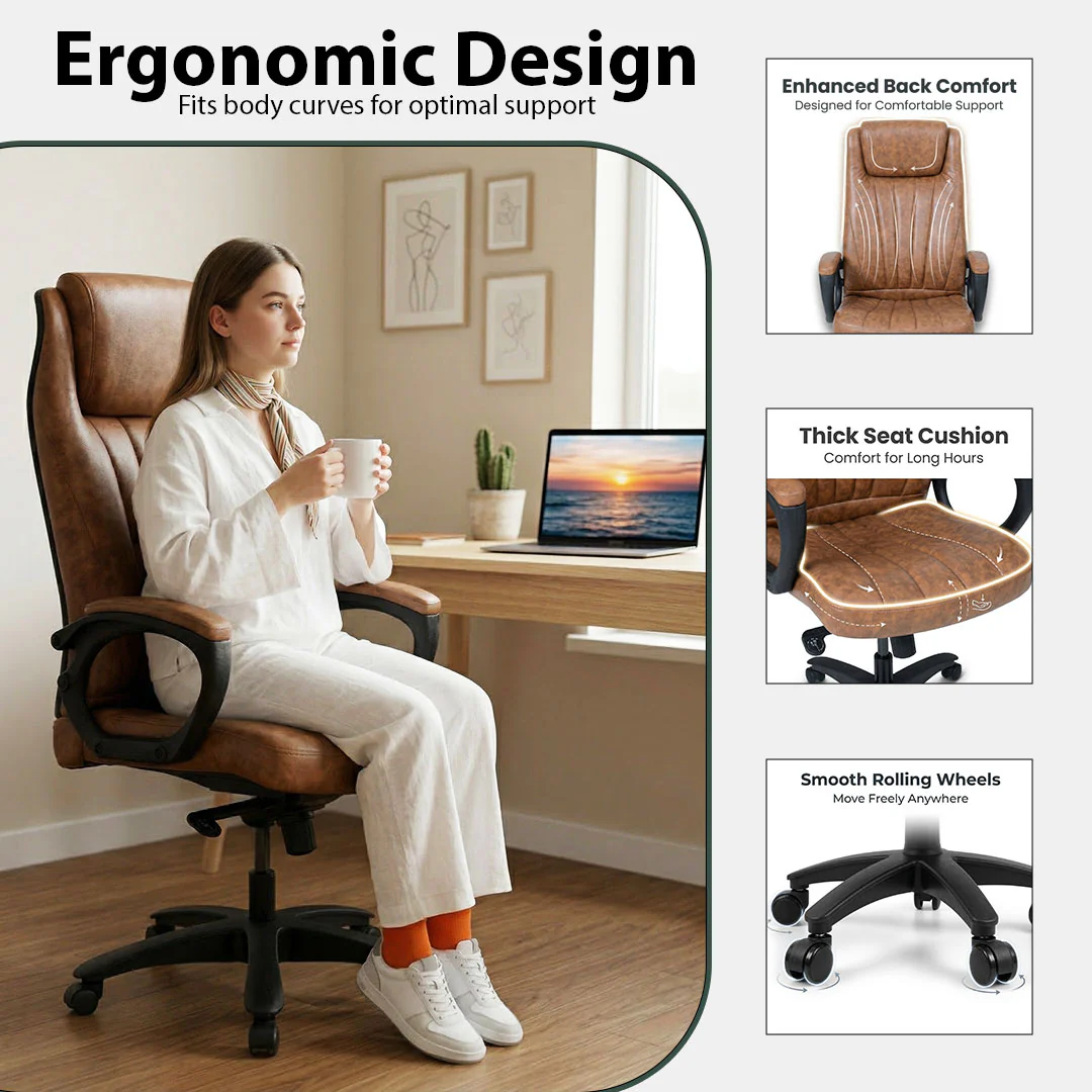 Aston High Back Revolving Chair S-546-L - Image 4