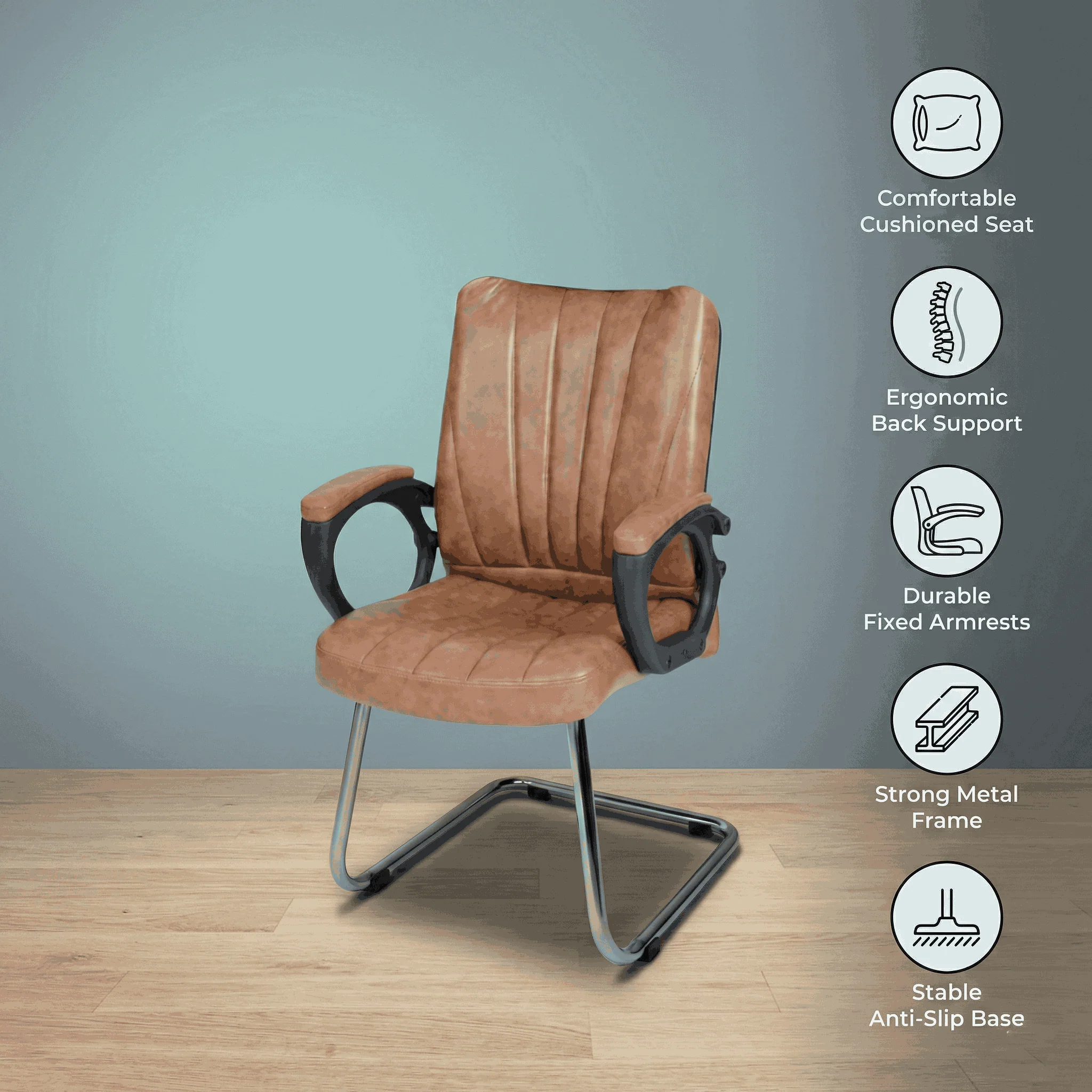 Aston Low Back Visitor Chair Model SAAB S-548-L-VO - Image 4