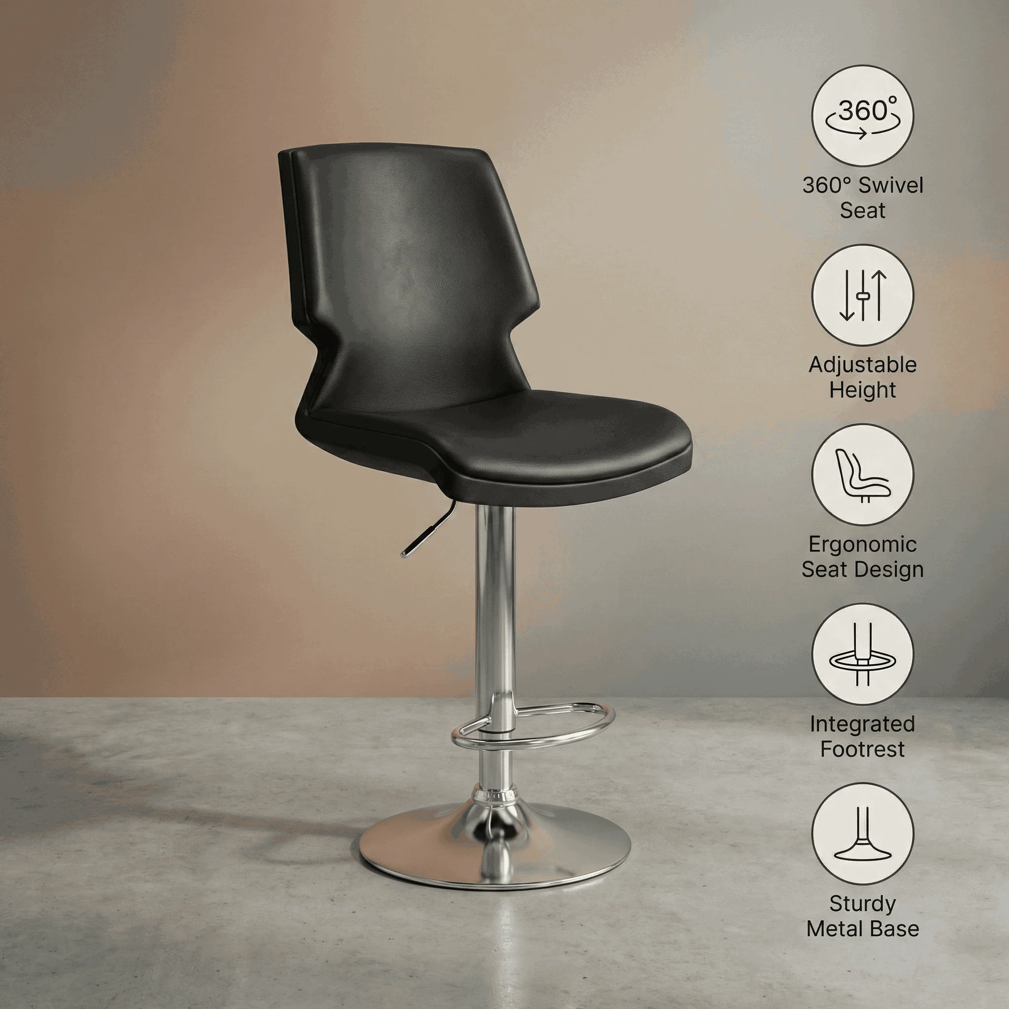 Bar Chair S-195-HBT-C - Image 3