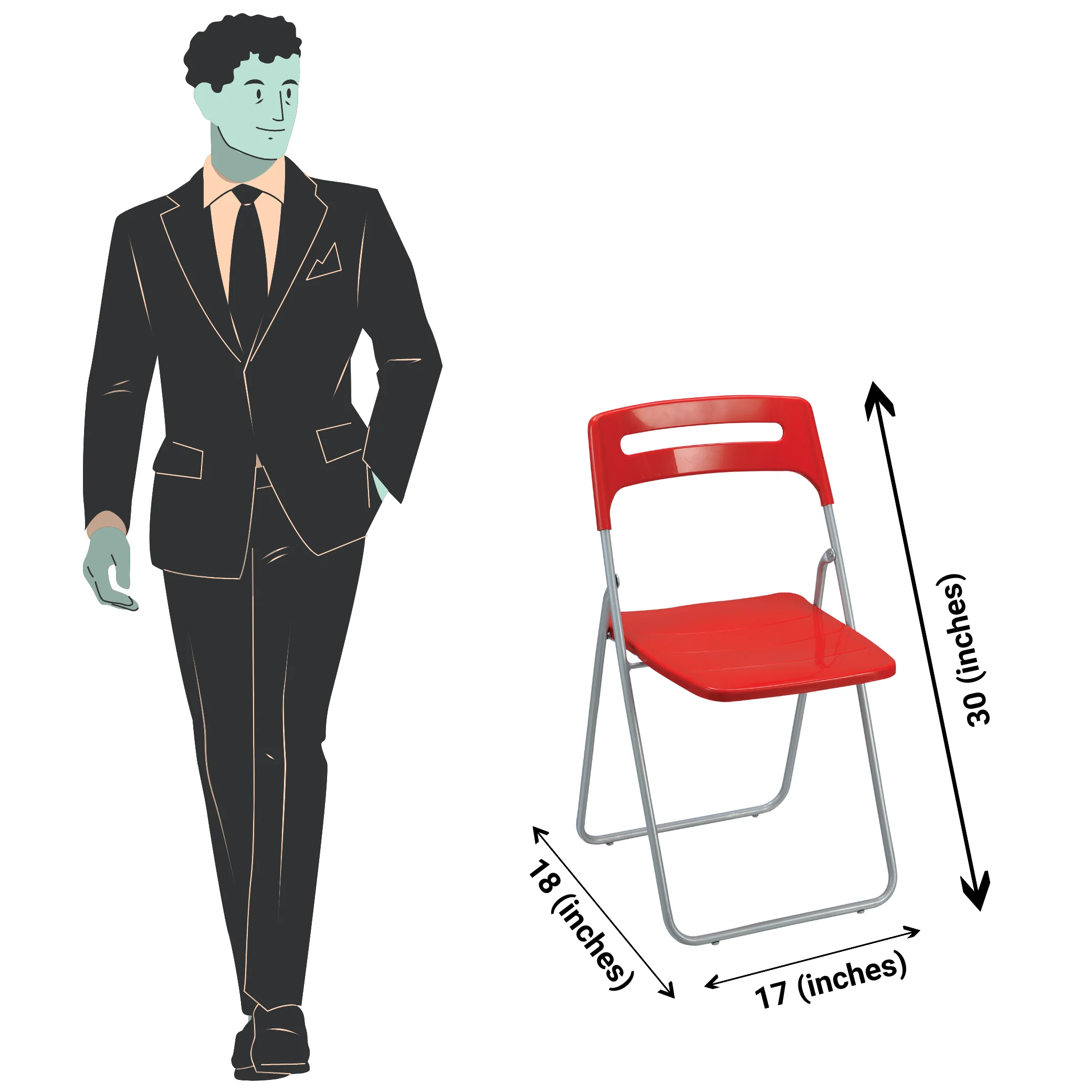 BESTA Folding Chair SP-312 - Image 4