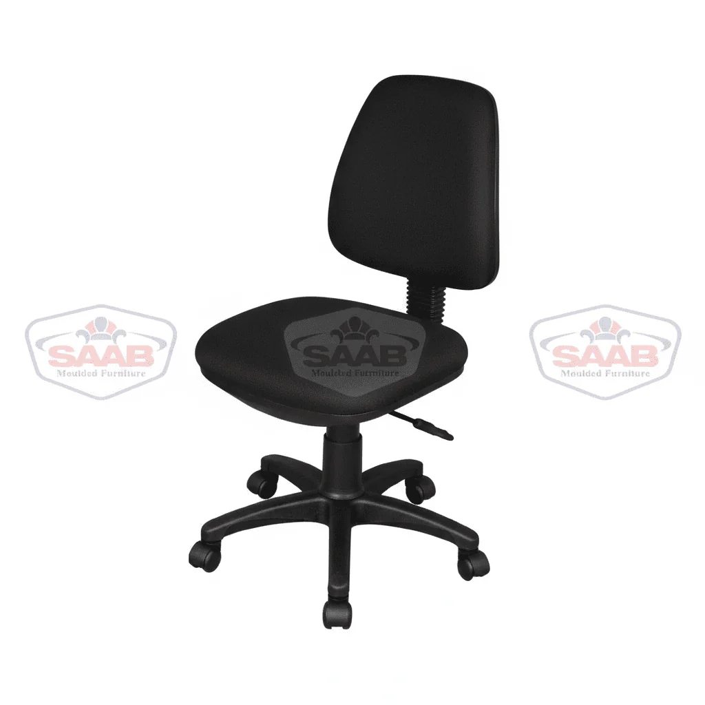 SAAB Computer Chair Without Arms With Hydraulic Jack and Stopper Model SAAB S-508 - Image 4
