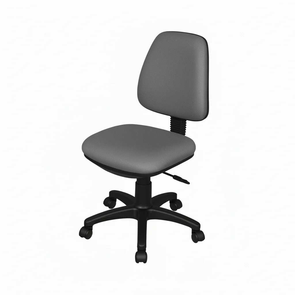 SAAB Computer Chair Without Arms With Hydraulic Jack and Stopper Model SAAB S-508 - Image 5