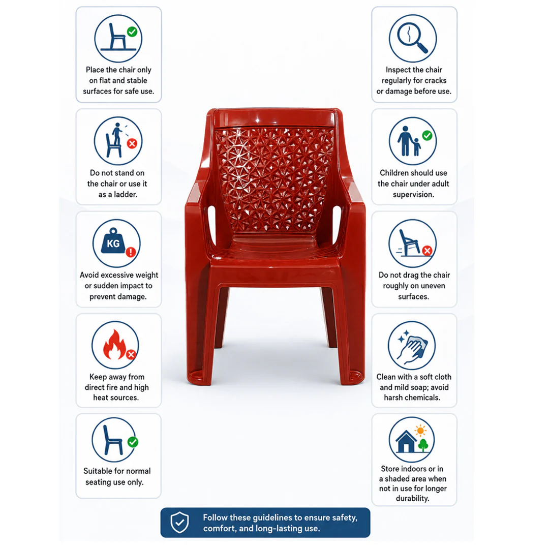 Cozy Full Plastic Chair SAAB SP-840 - Image 5