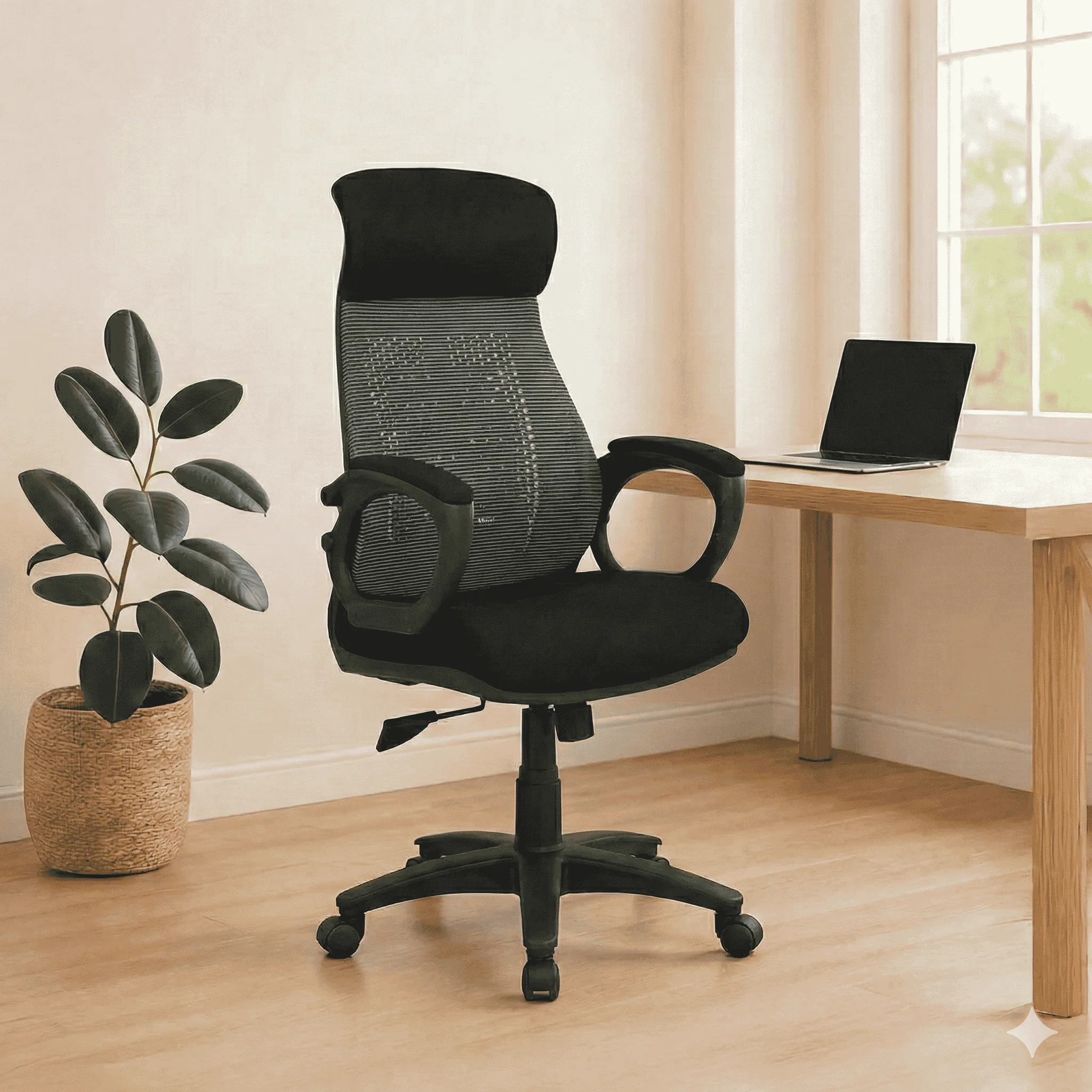 HINOMI Pro Real Time Ergonomic Mesh Chair Model SAAB SM-786 - Image 13