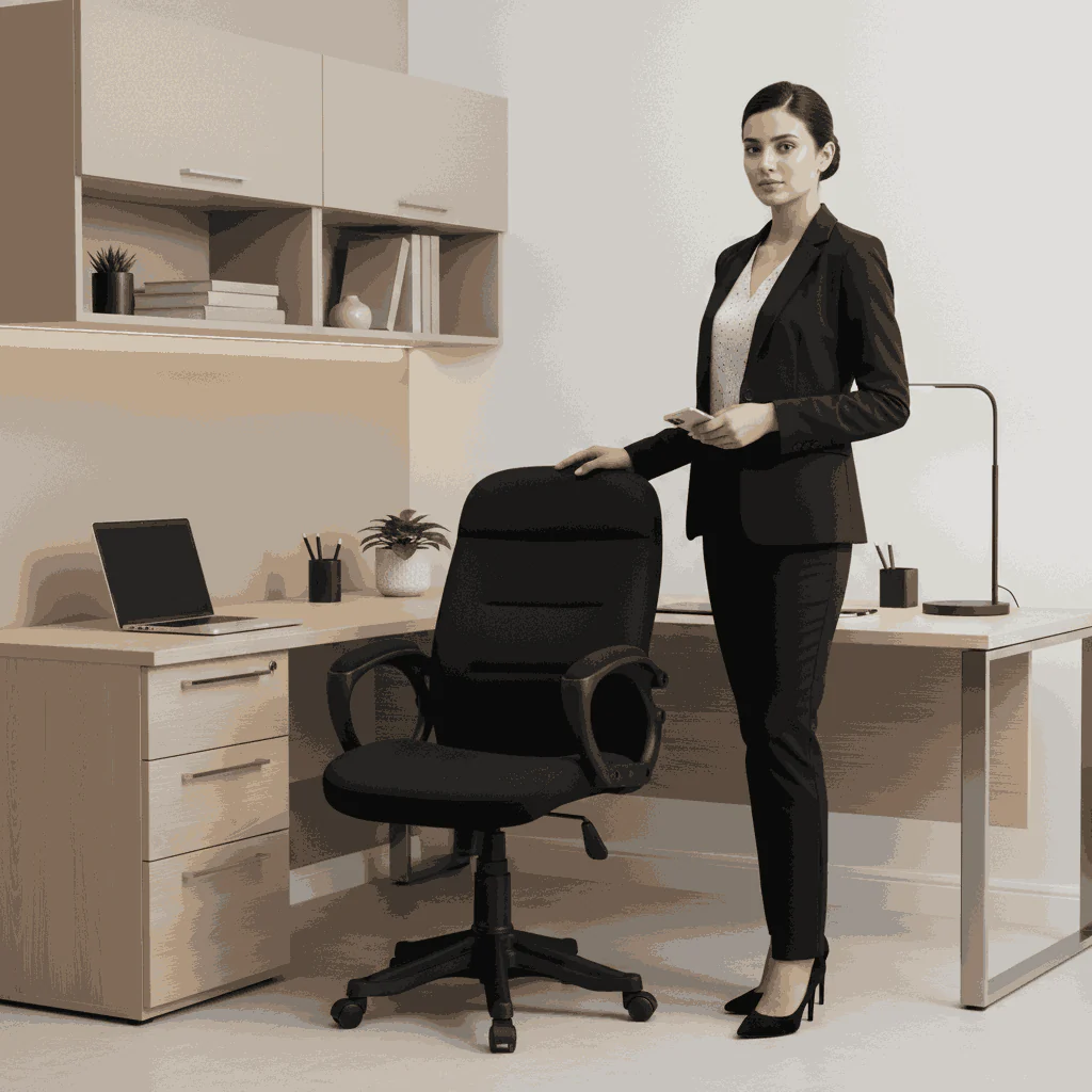 Orion Low Back Revolving Chair SAAB S-525 - Image 2