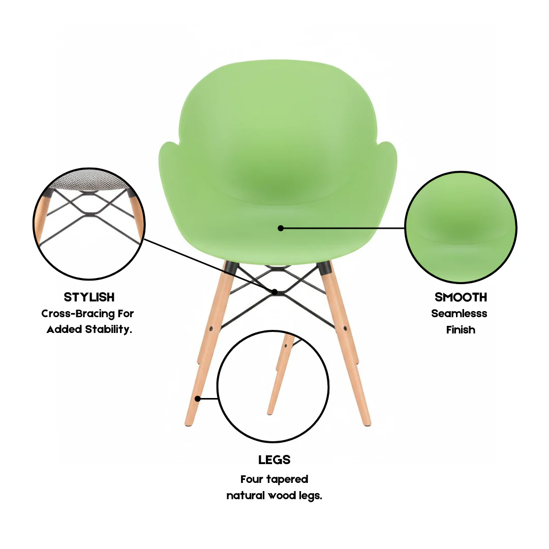Oval Shell Chair SP-400-WL - Image 3