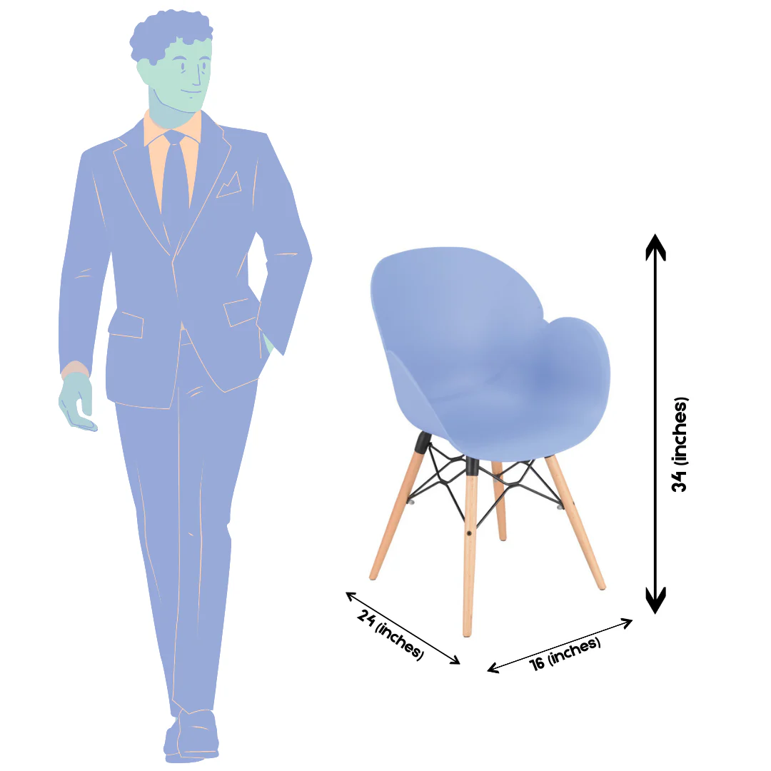 Oval Shell Chair SP-400-WL - Image 4