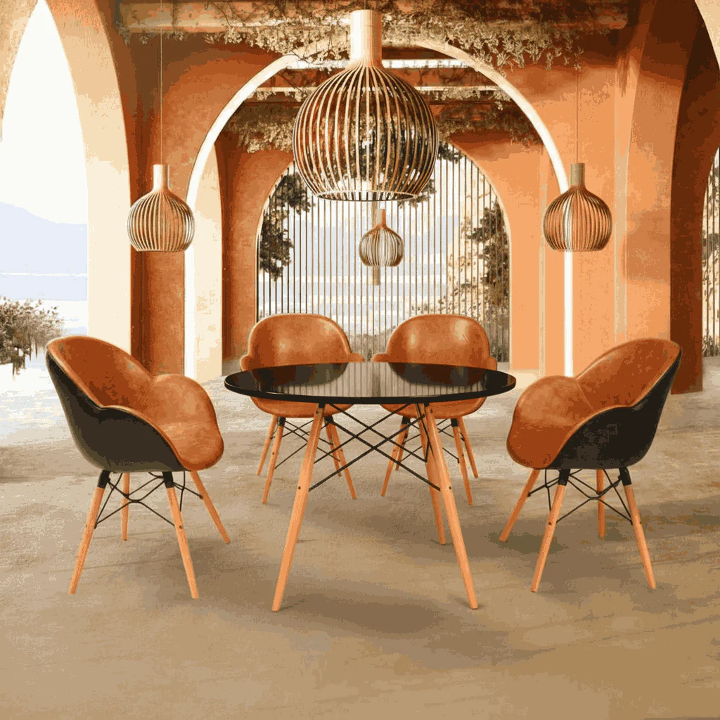 Oval Shell Chair With Cushion SP-400-CWL - Image 7
