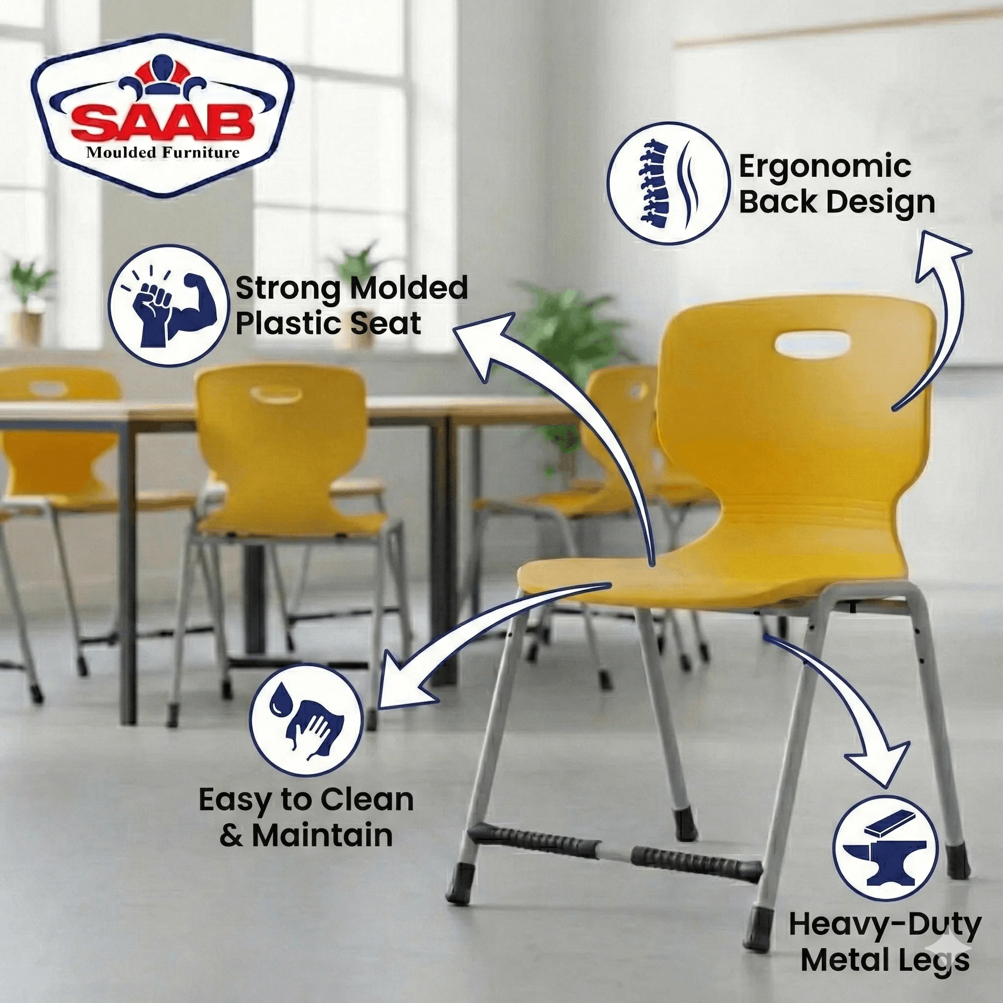 Yellow Label Chair S-209 - Image 7