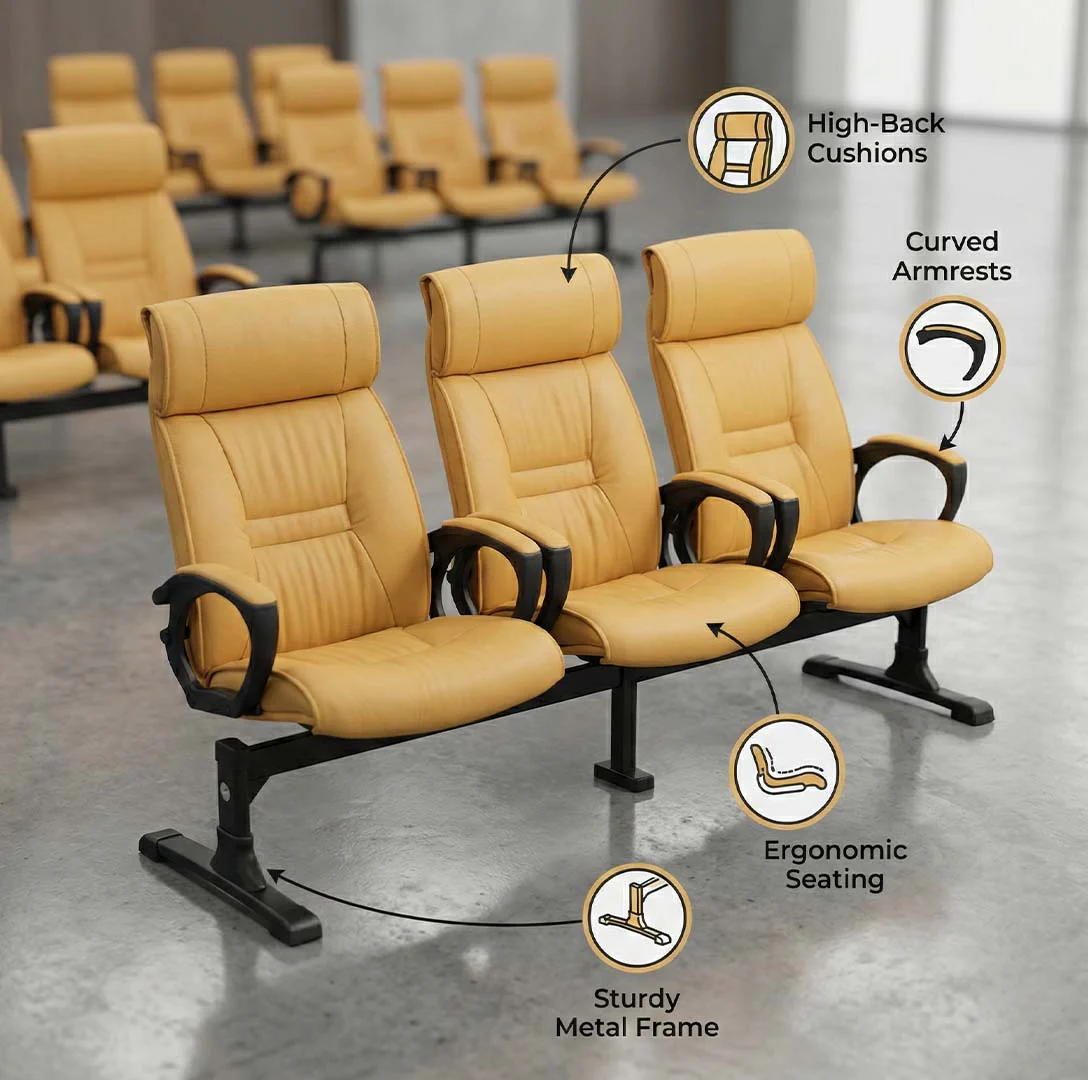 SAAB S-343-H High Back Visitor Sofa - Image 4