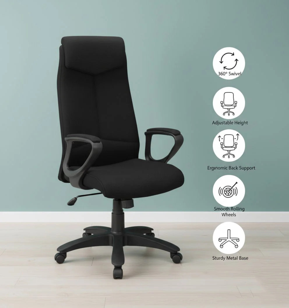 SAAB S-535 High Back Revolving Chair - Image 6