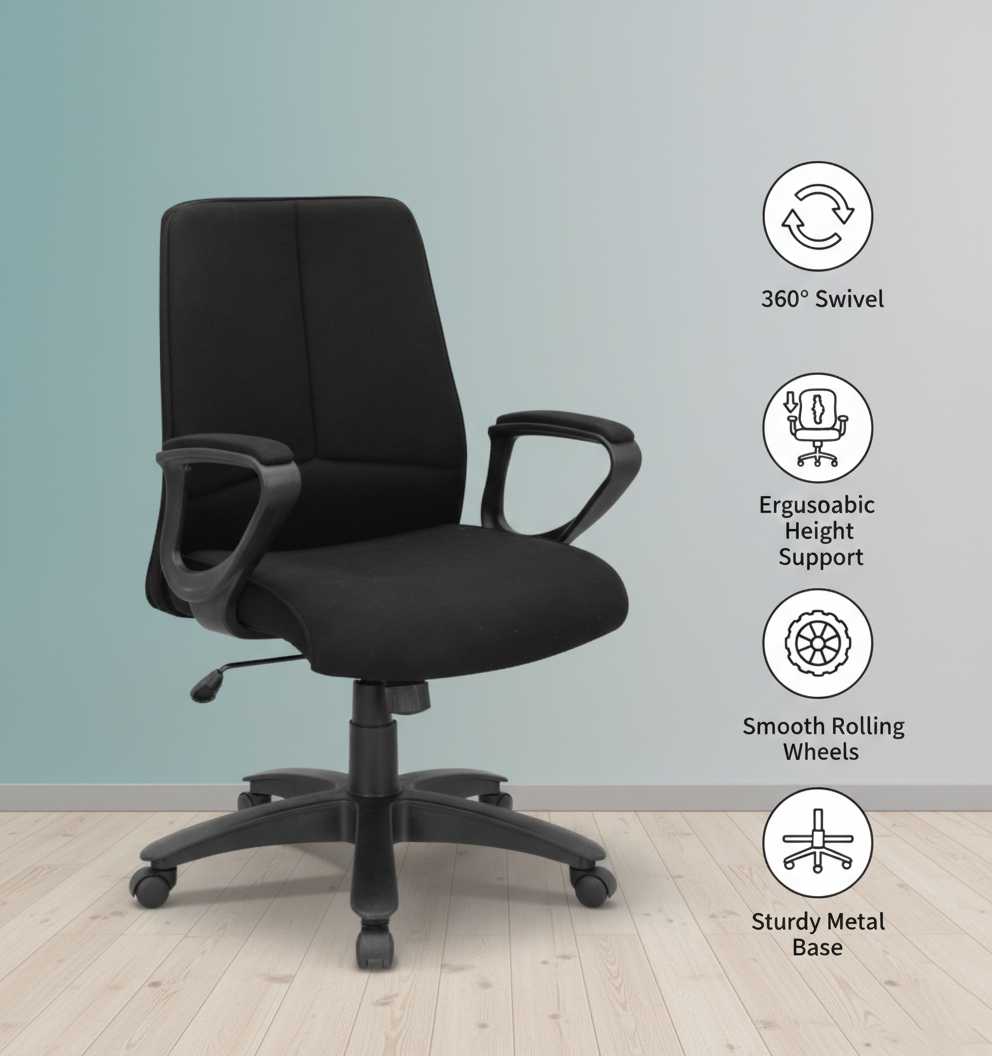 Model SAAB S-536 Low Back Revolving Chair - Image 5