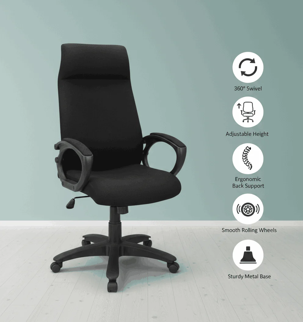 New High Back Revolving Office Chair Model SAAB S-537 From SAAB Pakistan - Image 5
