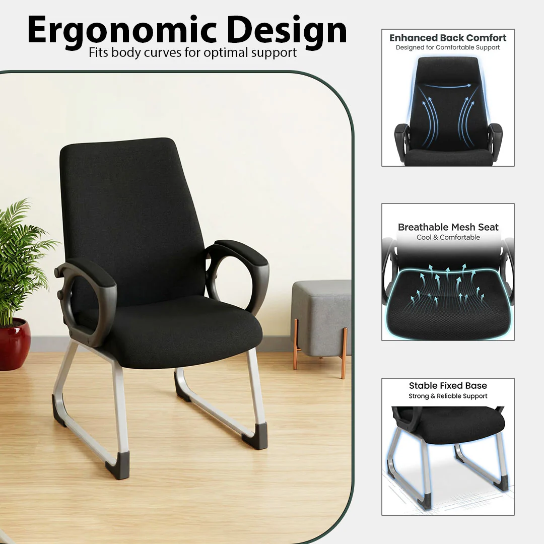 SAAB S-538-VO Office Visitor Chair - Image 4