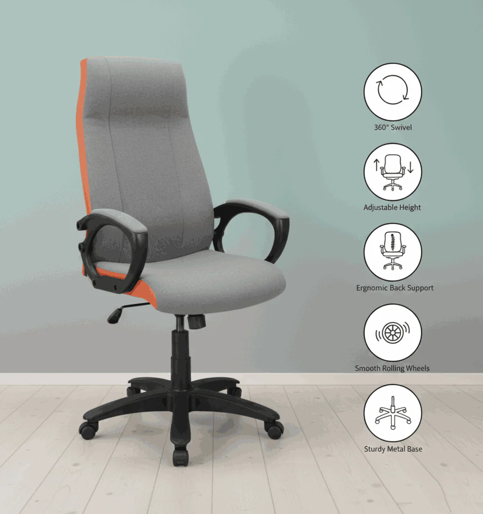 High Back Executive Revolving Chair SAAB S-541 - Image 5