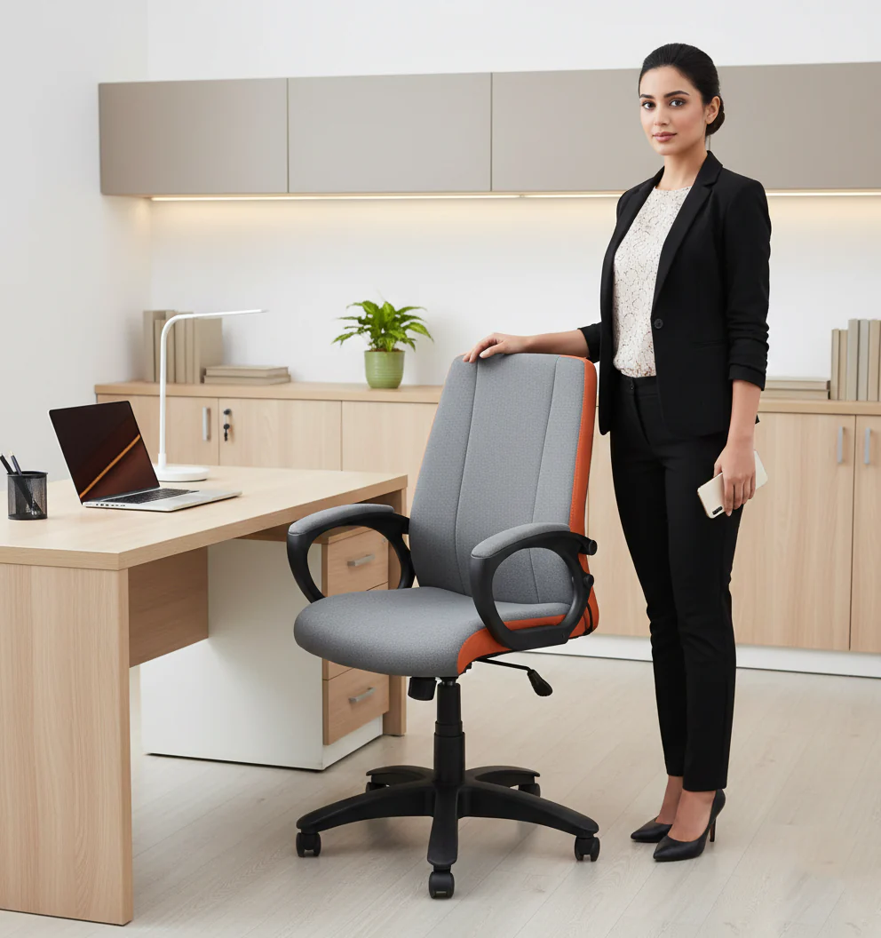 SAAB S-542 Low Back Revolving Chair - Image 2