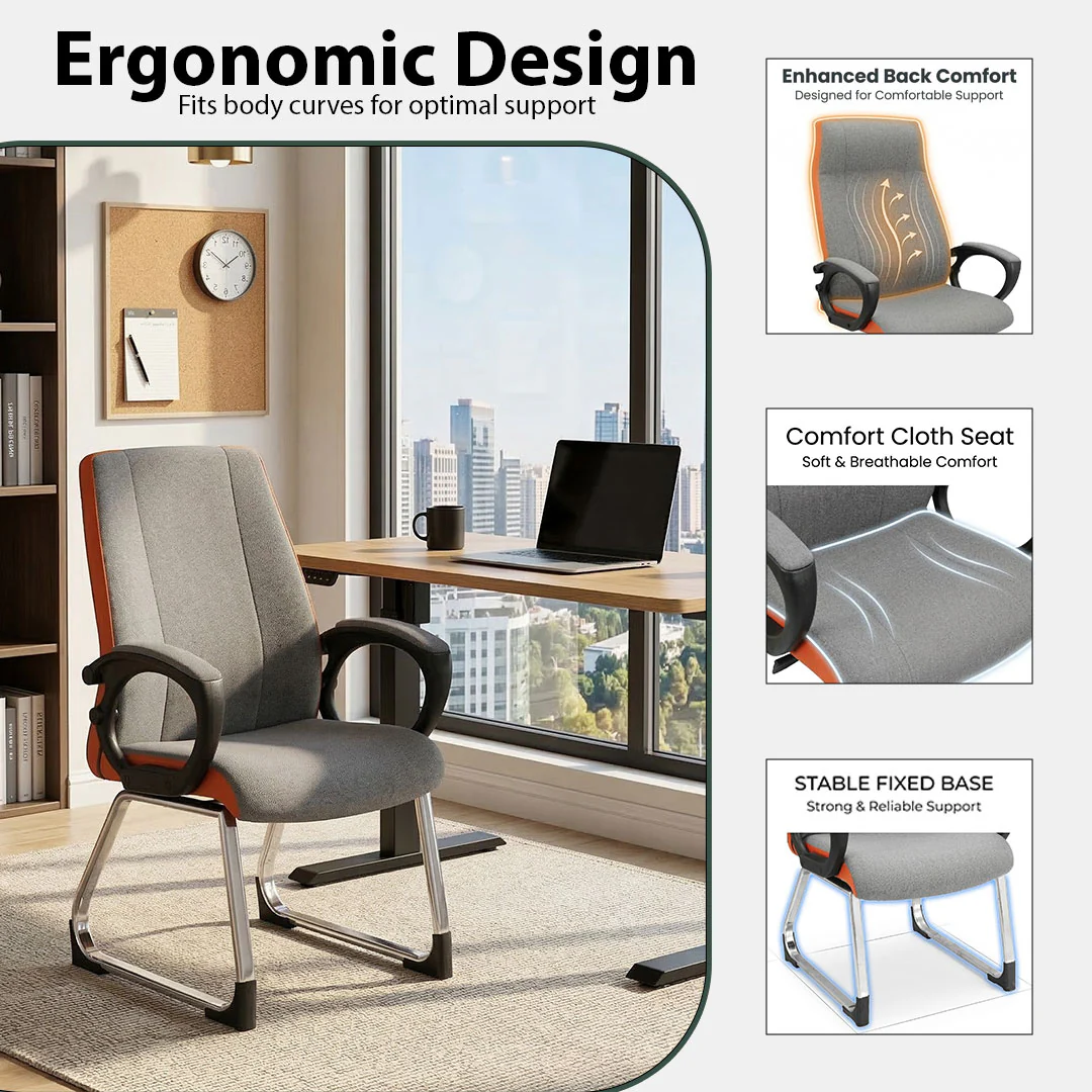 SAAB S-542-VO Office Visitor Chair - Image 4