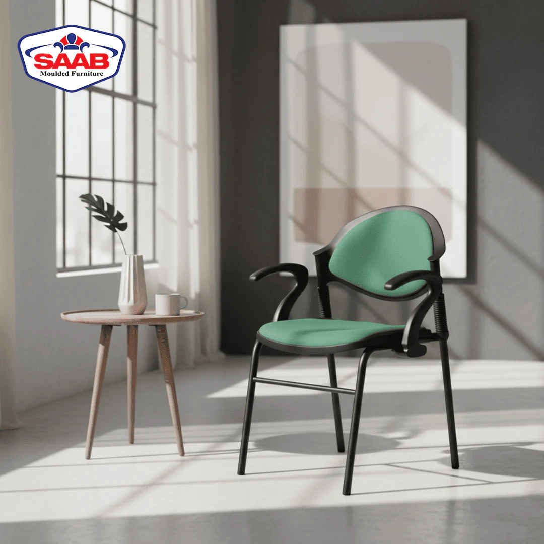 SAAB S-02-AC Comforto Arms Chair with Cushion - Image 4