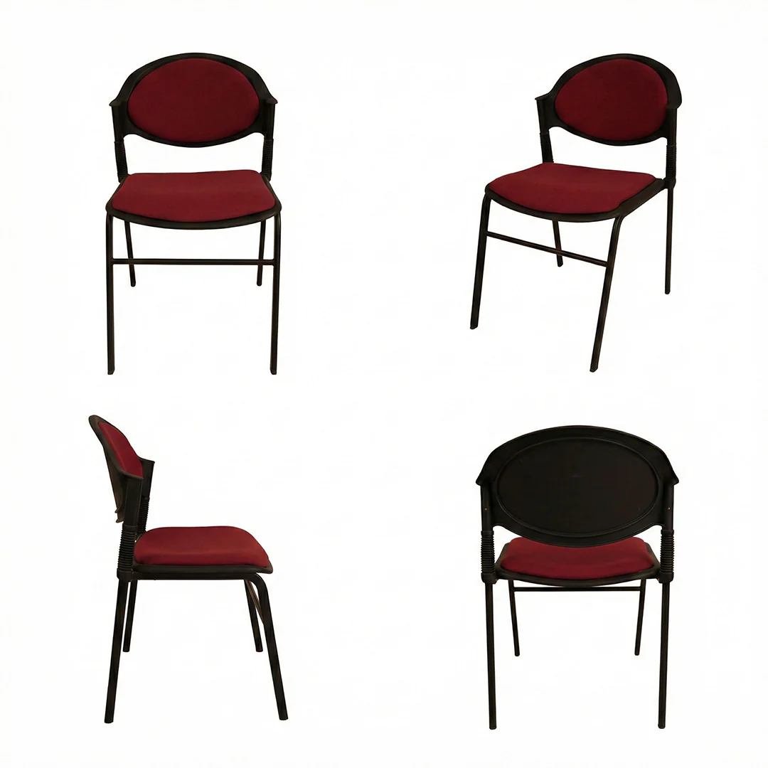 SAAB S-02-C Comforto Chair with Cushion – Vertical Pipe - Image 6