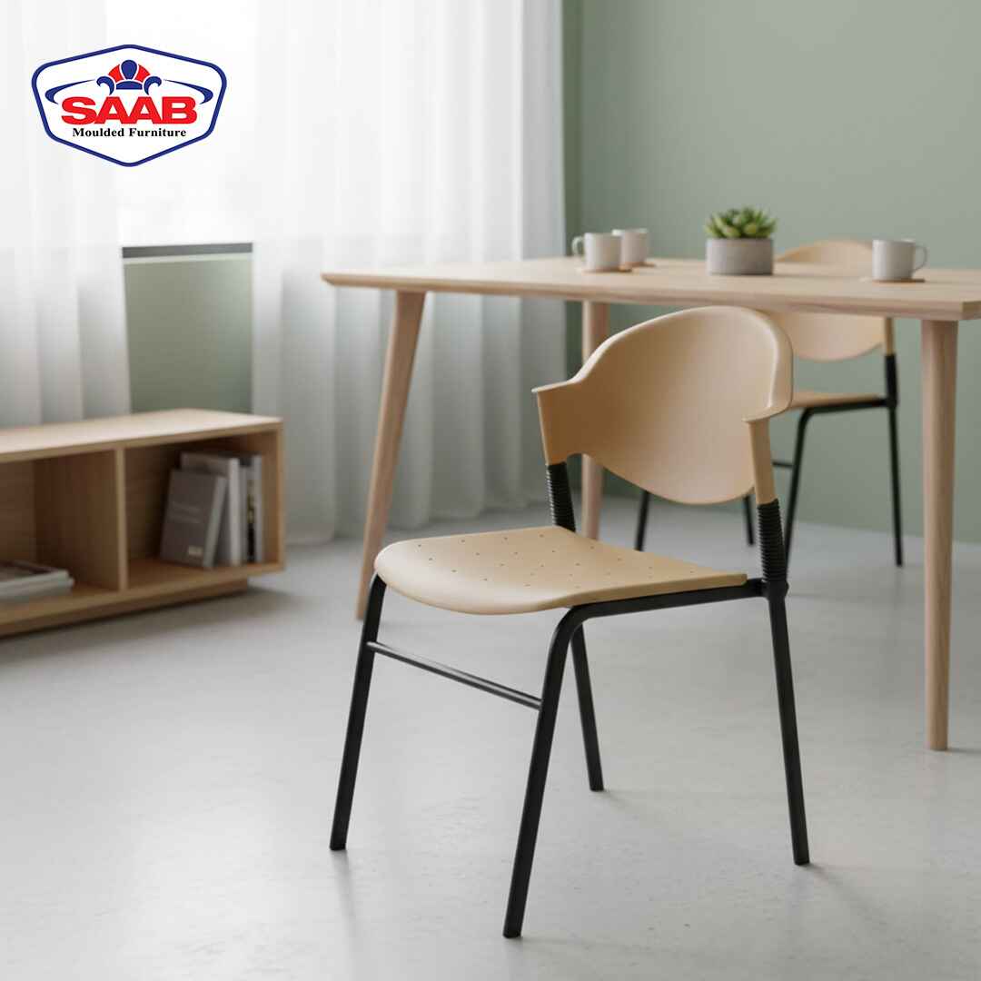 SAAB S-02 Comforto Chair Vertical Pipe - Image 3