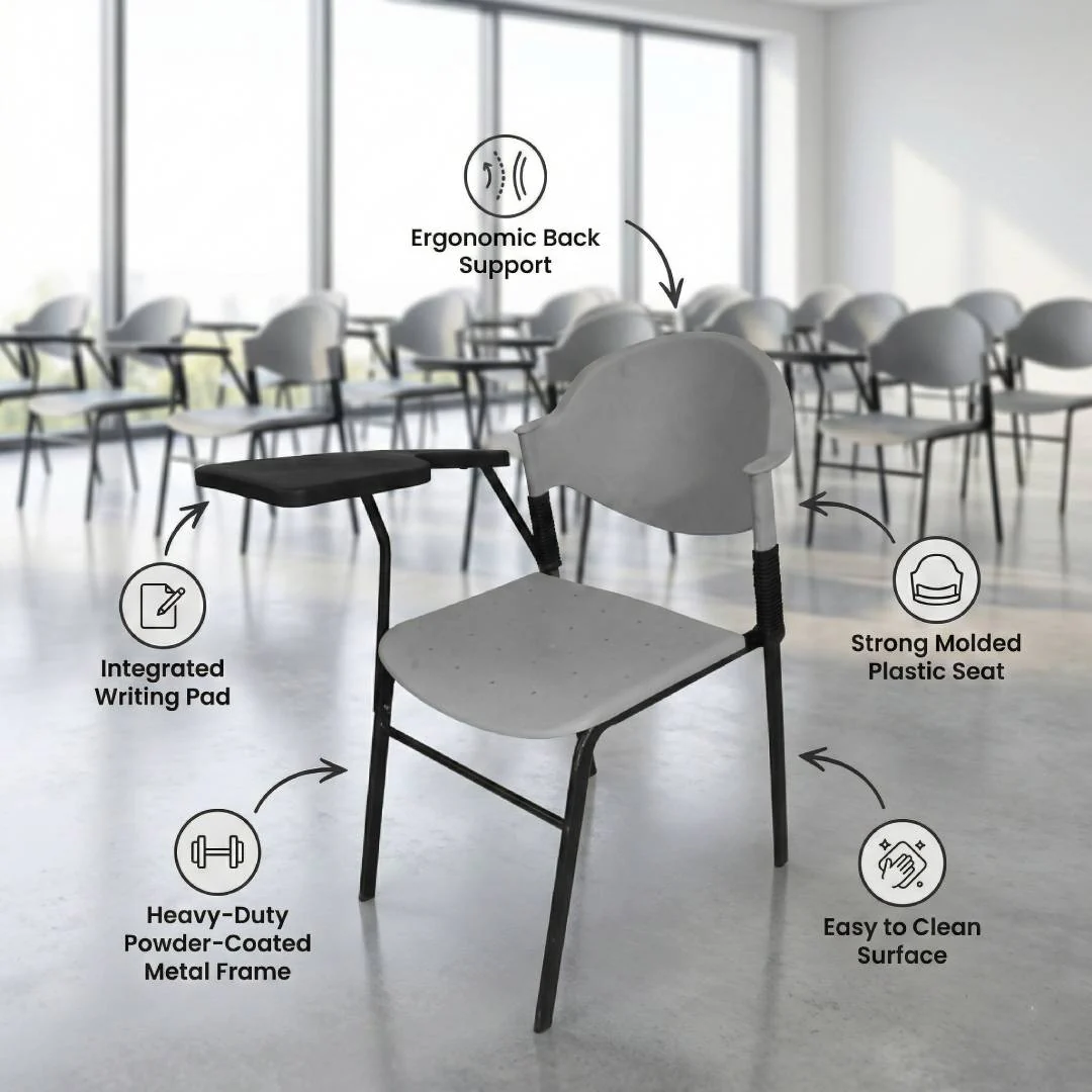 SAAB S-02-S Comforto Study Chair – Vertical Pipe - Image 7