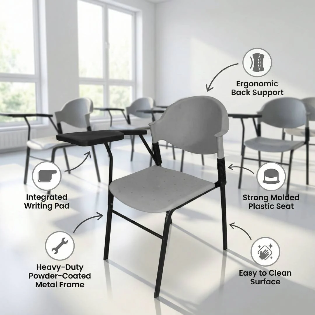 SAAB S-02-S Comforto Study Chair – Vertical Pipe - Image 8
