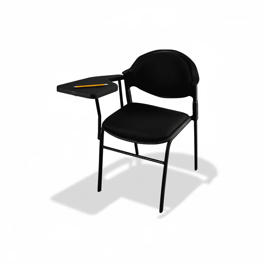SAAB S-02-SC Comforto Study Chair with Cushion Vertical Pipe - Image 4