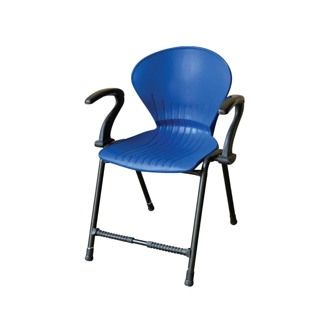 SAAB S-06-A Steel Plastic Pecock Shell Chair with Arms - Image 8