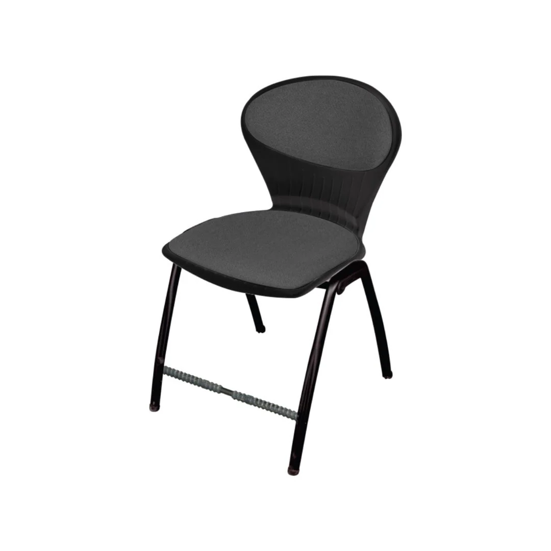 Steel Plastic Peacock Shell Chair with Cushion SAAB S-06-C - Image 7