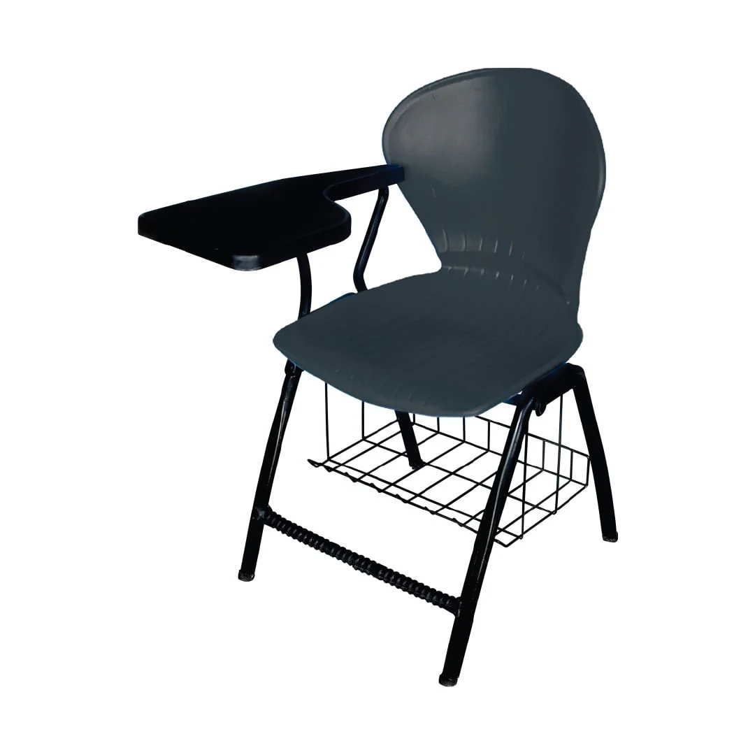 SAAB S-06-SB Peacock Shell Study Chair with Bookshelf - Image 7