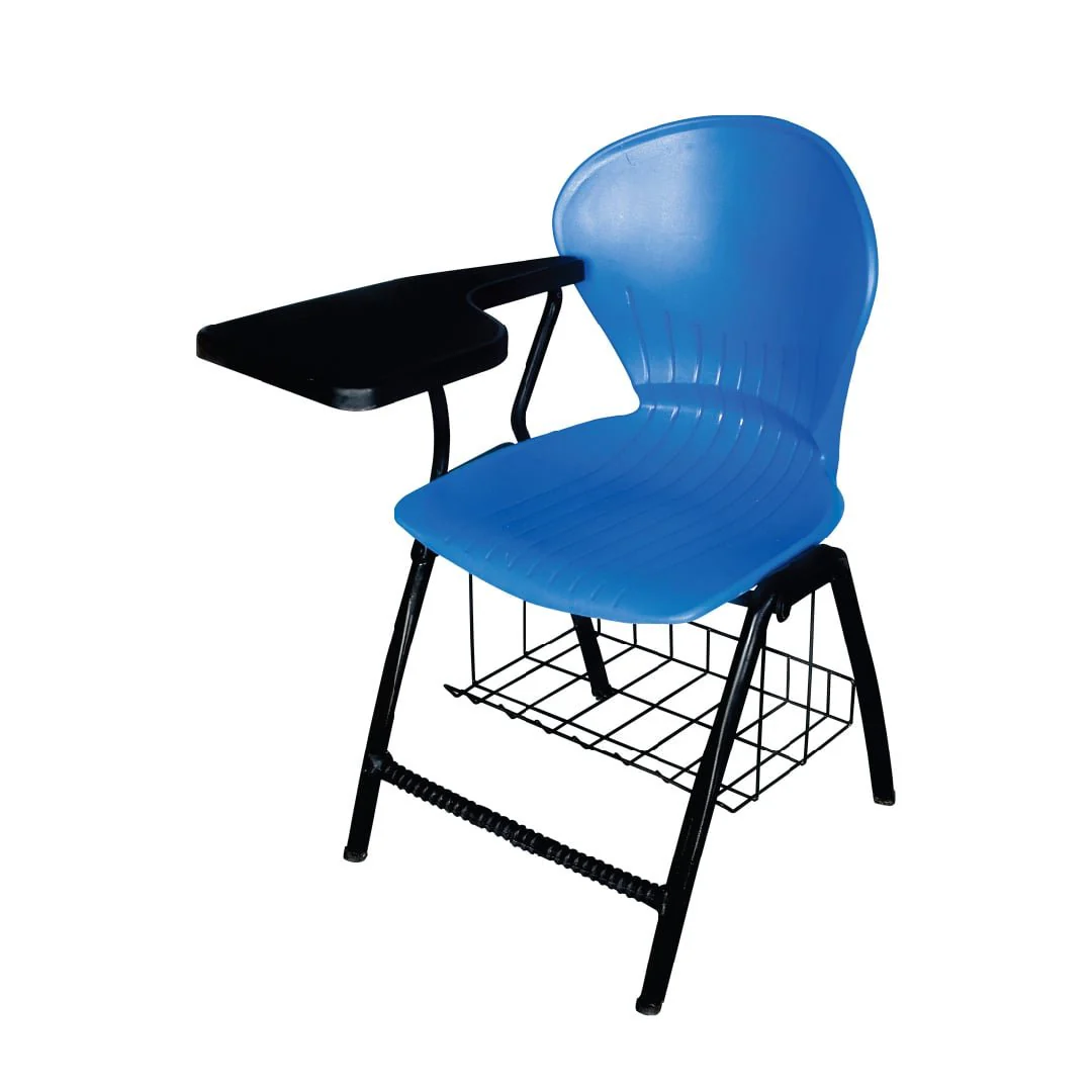 SAAB S-06-SB Peacock Shell Study Chair with Bookshelf - Image 8