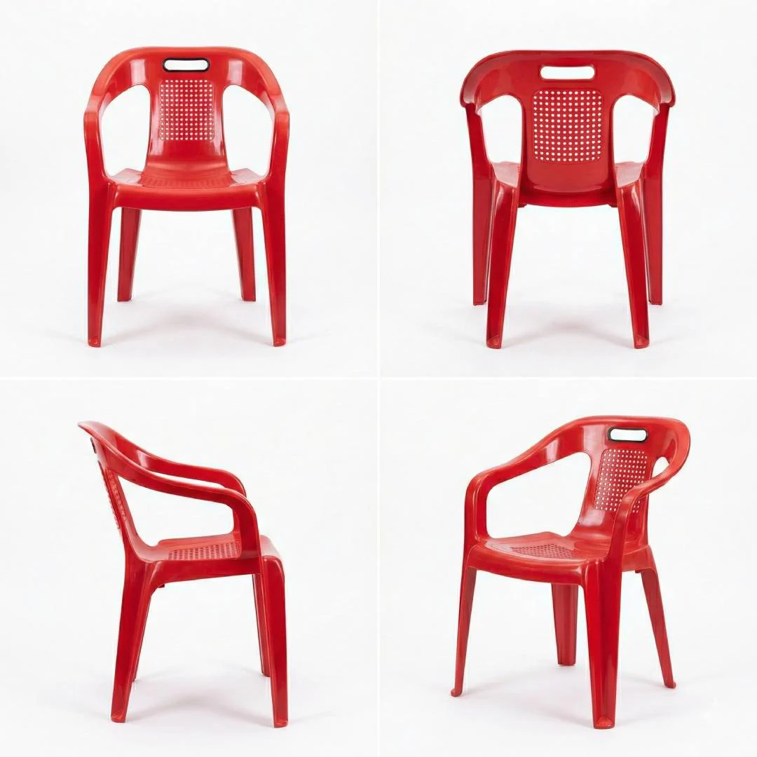 SAAB S-102 Full Plastic Flamingo Chair - Image 3