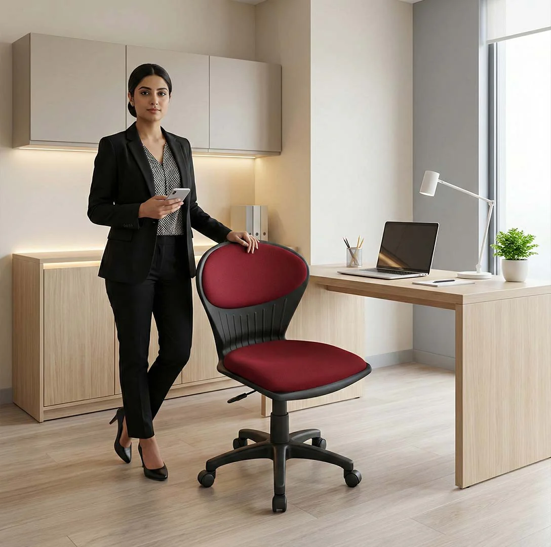 SAAB S-15-HC Peacock Shell Revolving Chair - Image 2