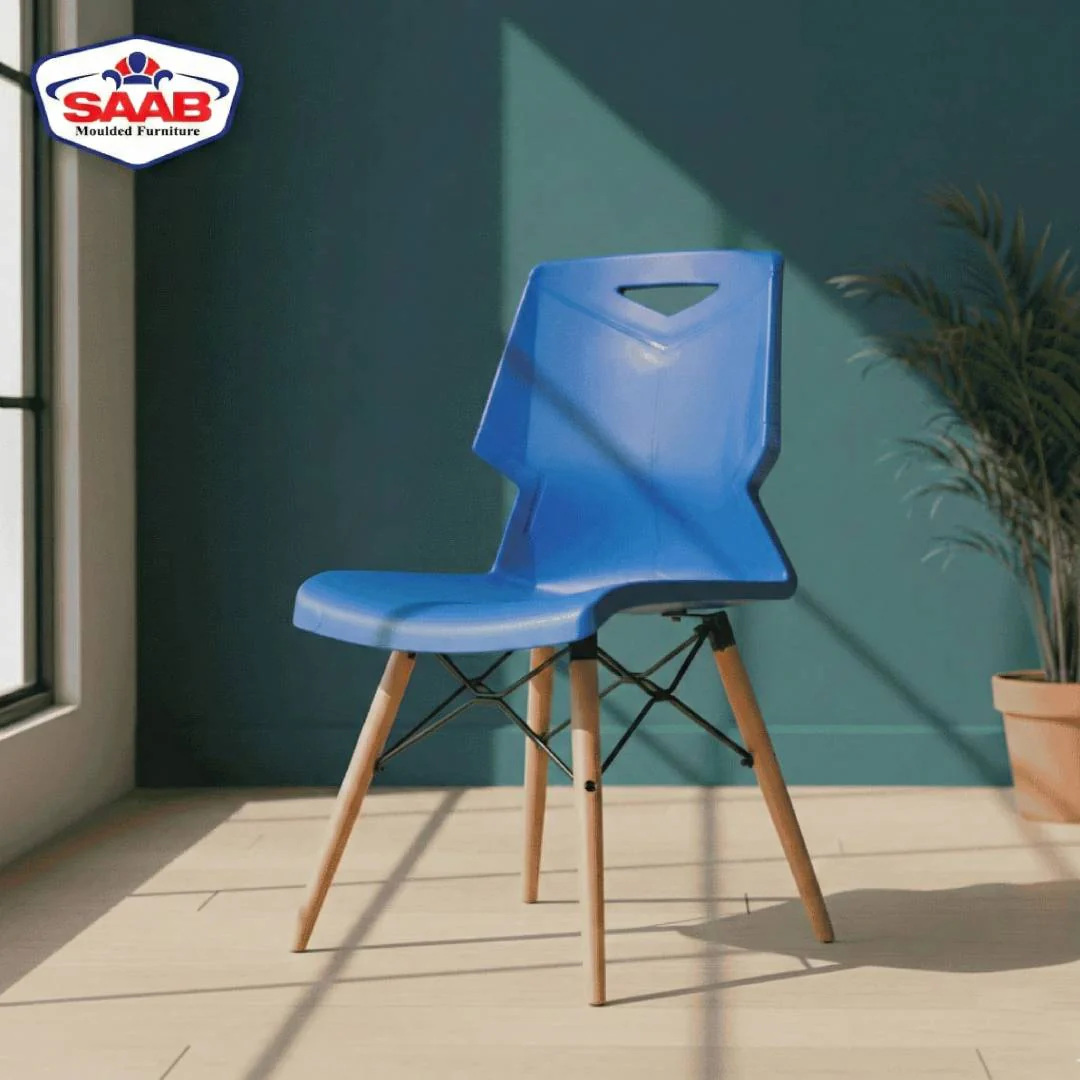 Wooden Legs Chair S-195-WL - Image 3