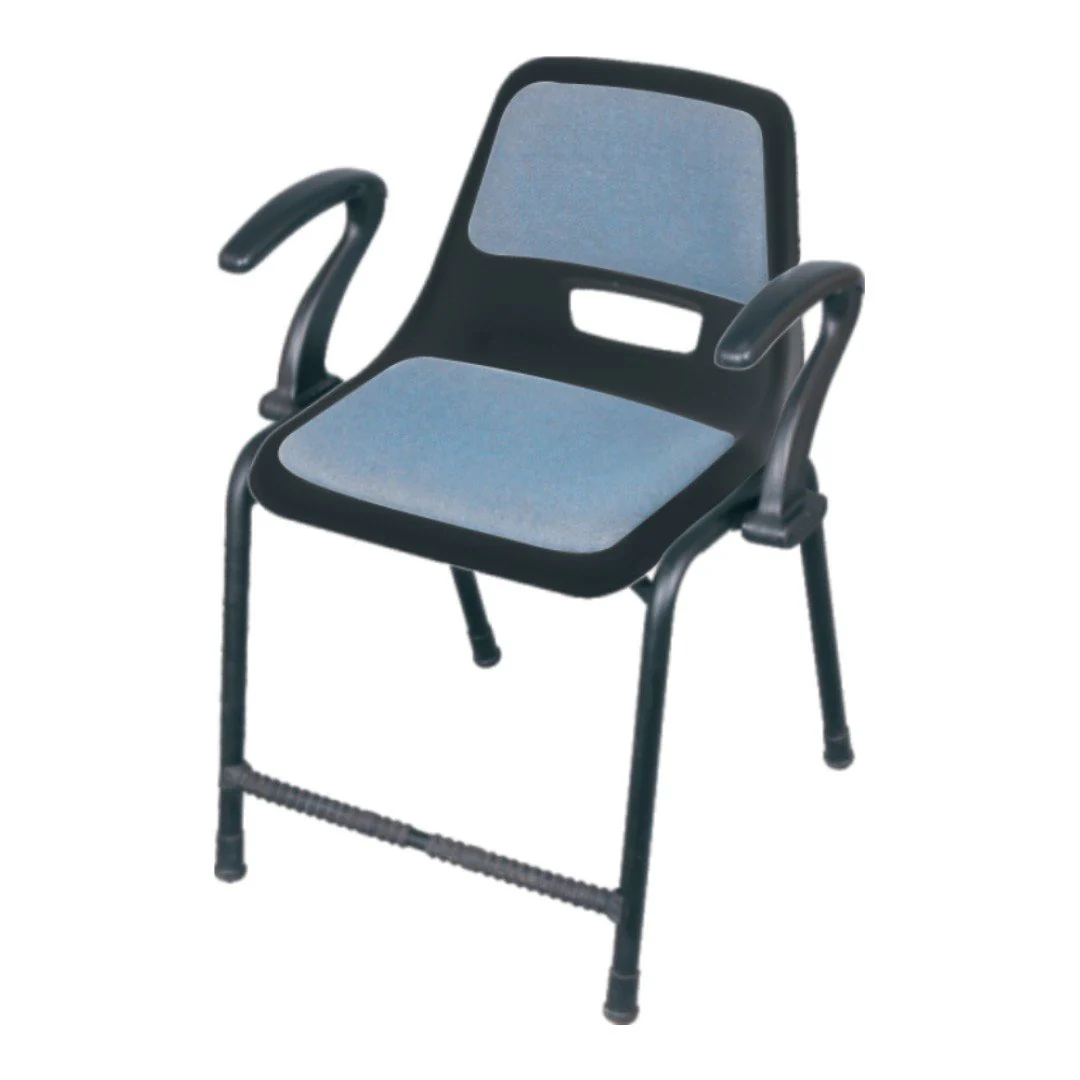SAAB S-204-AC Steel Plastic Holo Shell Big Chair with Arms and Cushion - Image 8