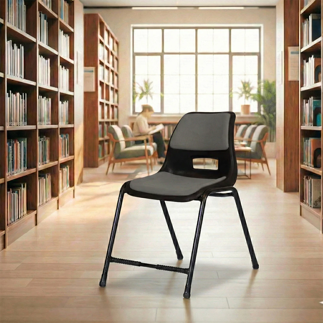 SAAB S-204-C Steel Plastic Holo Big Shell Chair with Cushion - Image 3