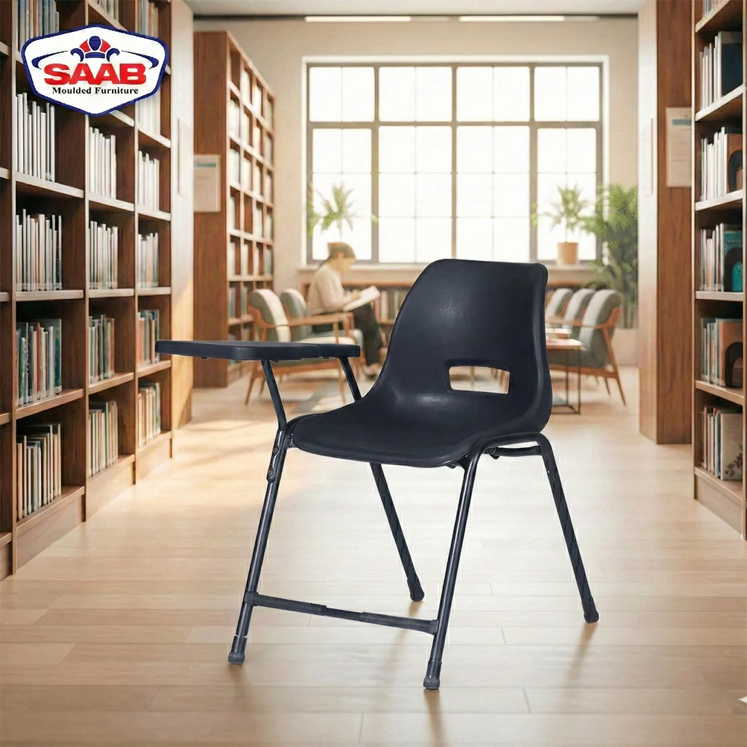 SAAB S-204-S Steel Plastic Holo Study Big Shell Chair - Image 3