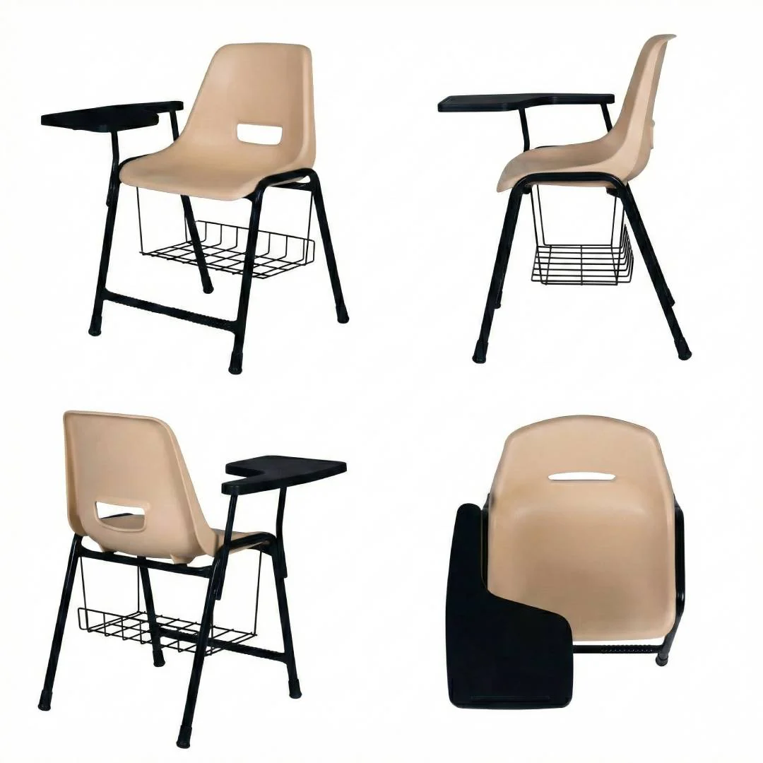 SAAB S-204-SB Steel Plastic Holo Study Big Shell Chair with Book shelf - Image 6