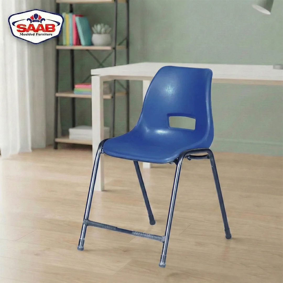 SAAB S-204 Steel Plastic Holo Study Big Shell Chair - Image 4