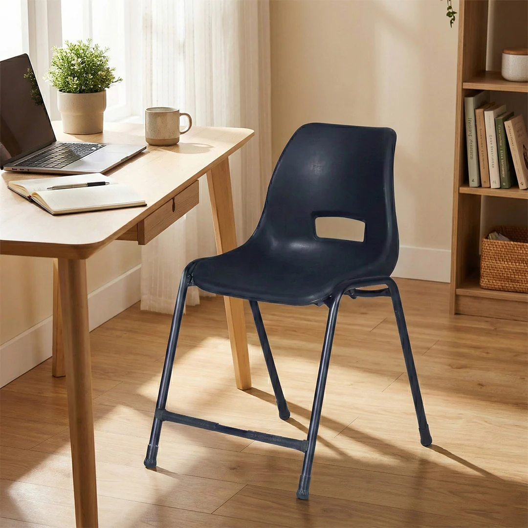 SAAB S-204 Steel Plastic Holo Study Big Shell Chair - Image 8