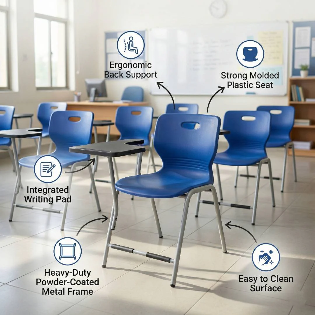 Yellow Label Shell Study Chair S-209-S - Image 3