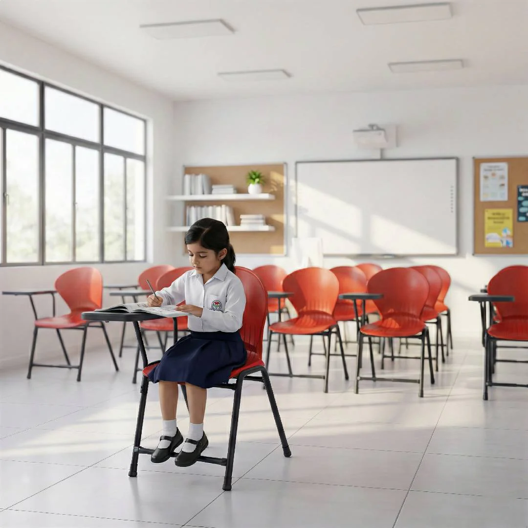 SAAB S-210-S Steel Plastic Baby Small Pecock Study Chair - Image 4