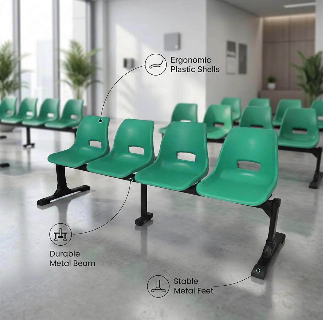 SAAB S-253-H Holo Big Shell Sofa 4-Seater Double Channel - Image 3