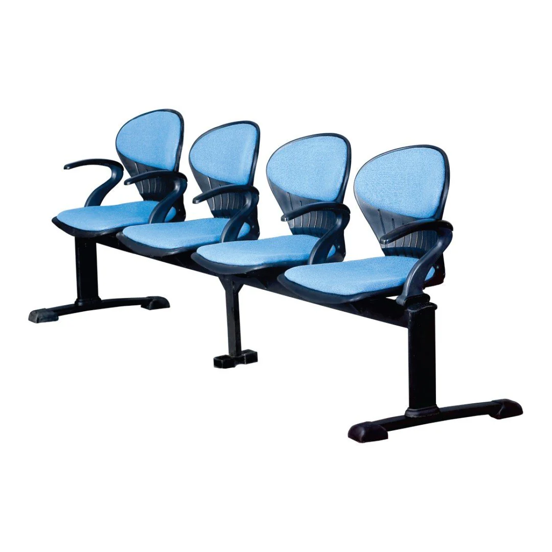 SAAB S-257-HAC Peacock Visitor Sofa 4-Seater Double Channel with Arms & Cushion - Image 4