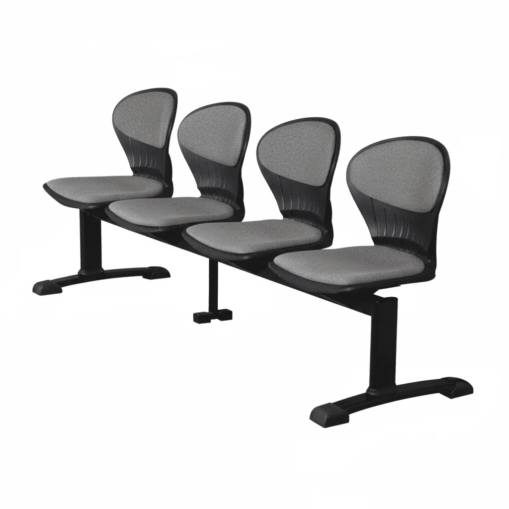 SAAB S-257-HC Peacock Visitor Sofa 4-Seater Double Channel with Cushion - Image 8