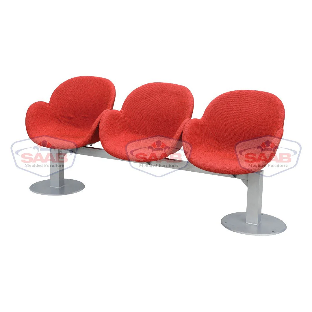 SAAB S-340-C Oval Big Shell Sofa 3-Seater With Cushion - Image 4