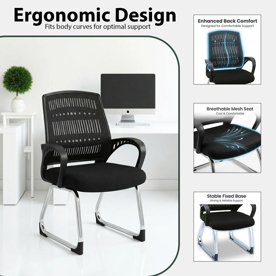 Ergonomic (Mesh) Visitor Chair S-514-VO - Image 4