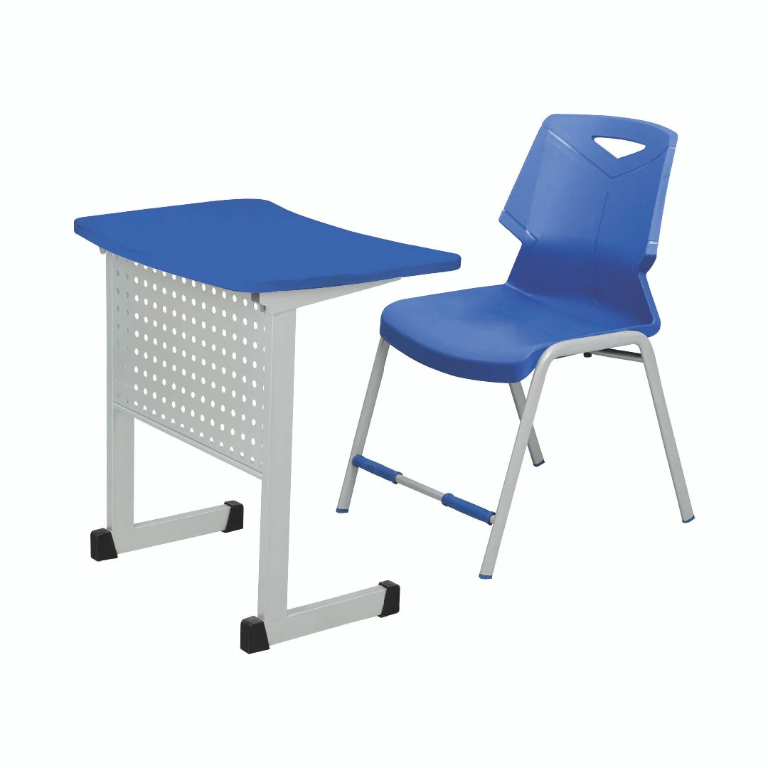 SAAB S-913 One Seater Desk Iron Frame And Fiber Top Big - Image 4