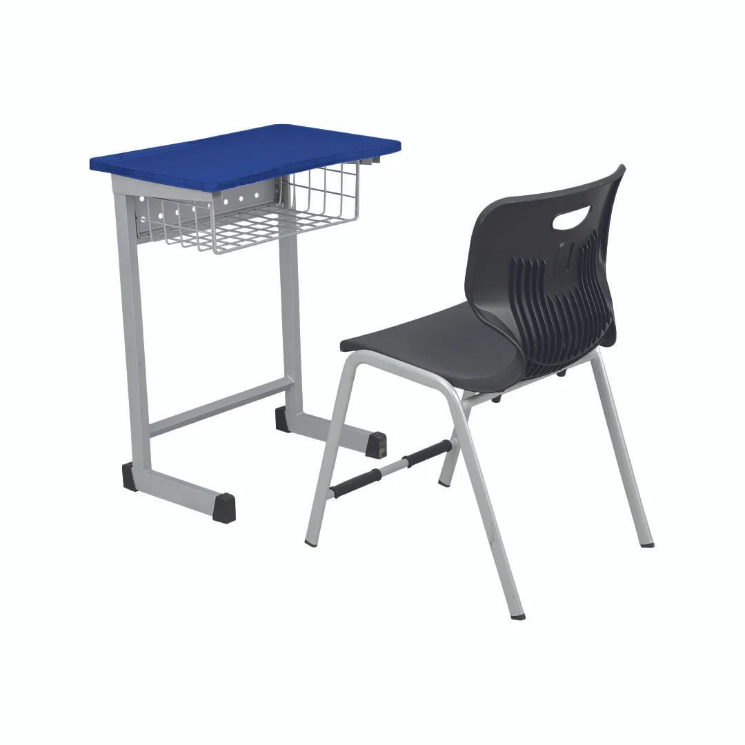 SAAB S-929 Study Table With Iron Book Shelf and Fiber Top - Image 3
